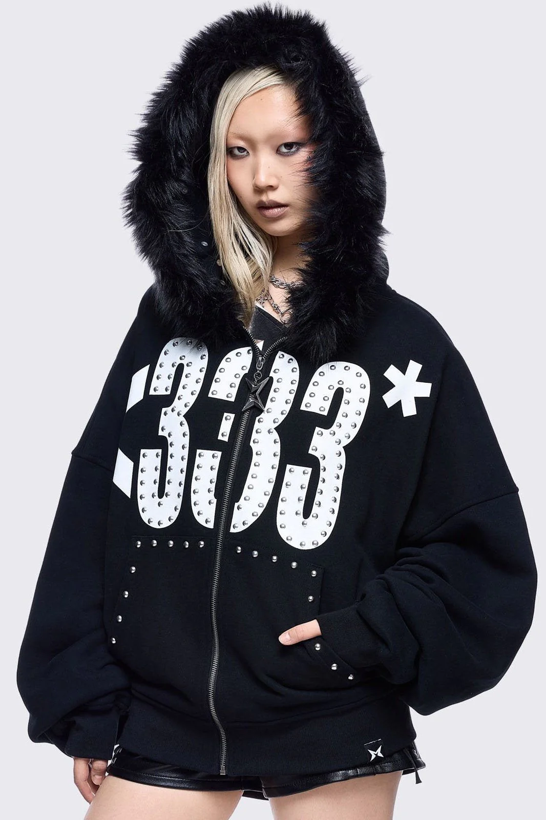 <333 Zip Up Hoodie - Image 2