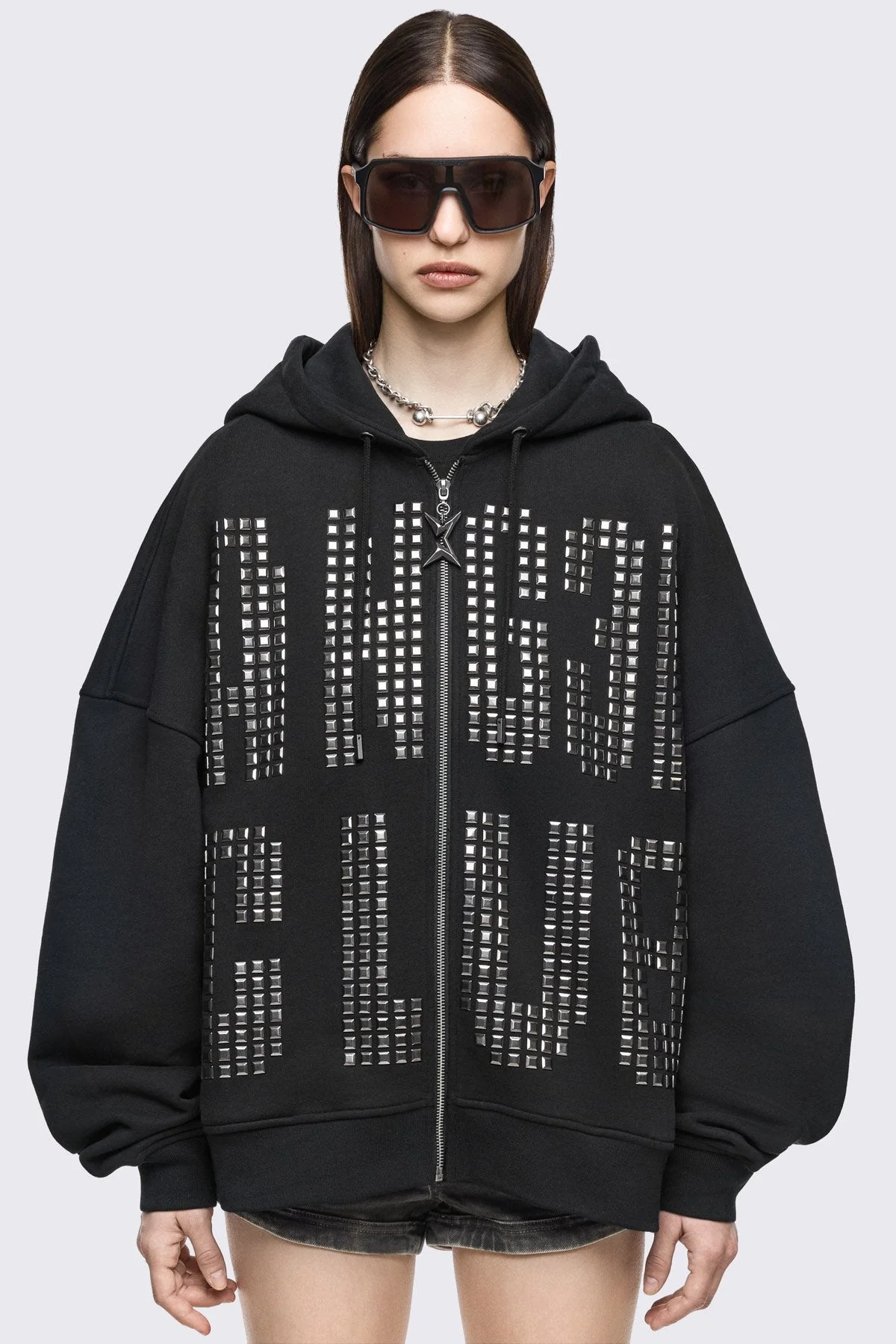 Angel Club Zip Up Hoodie