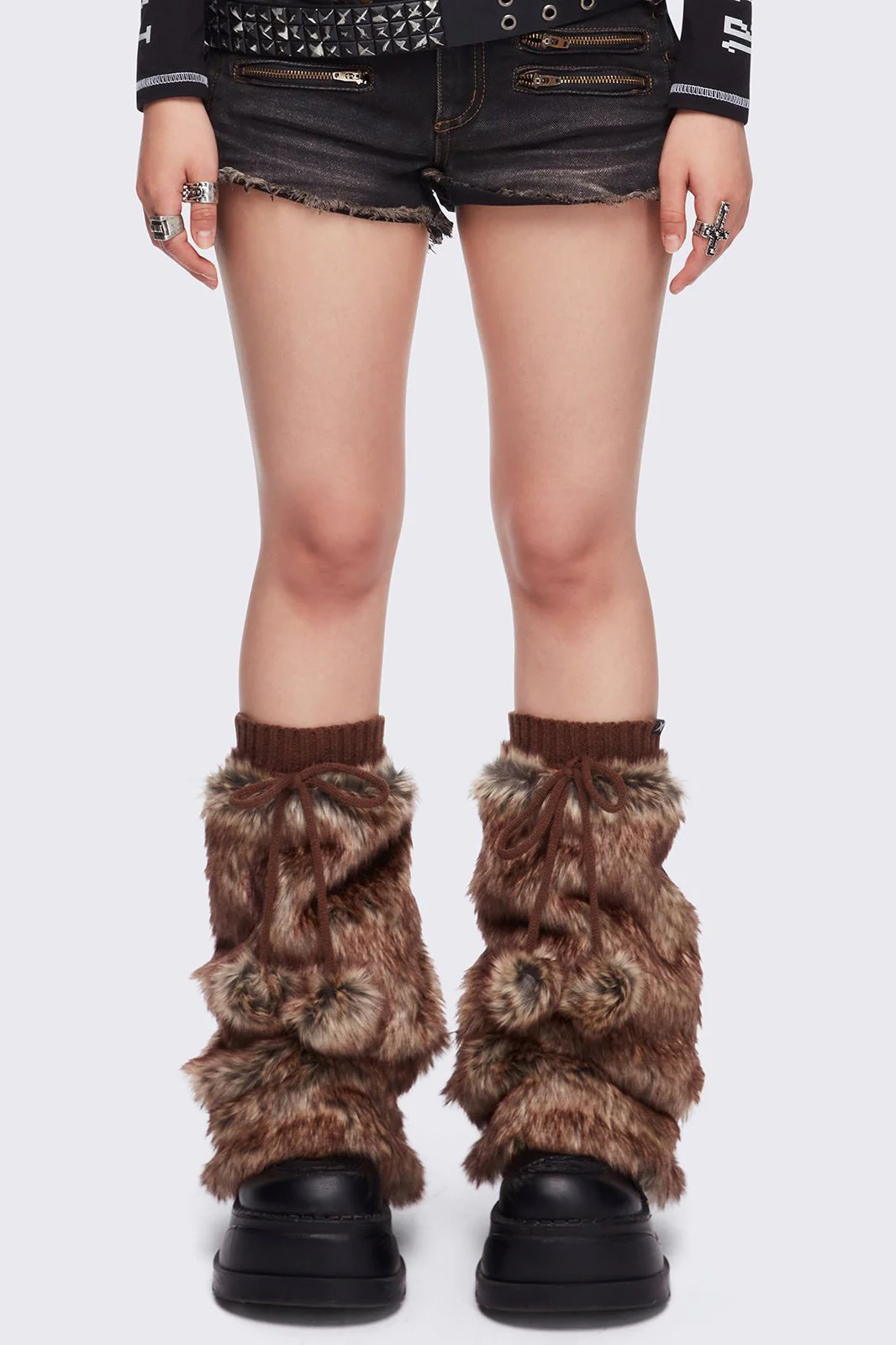 Astra Furry Leg Warmers - Image 2