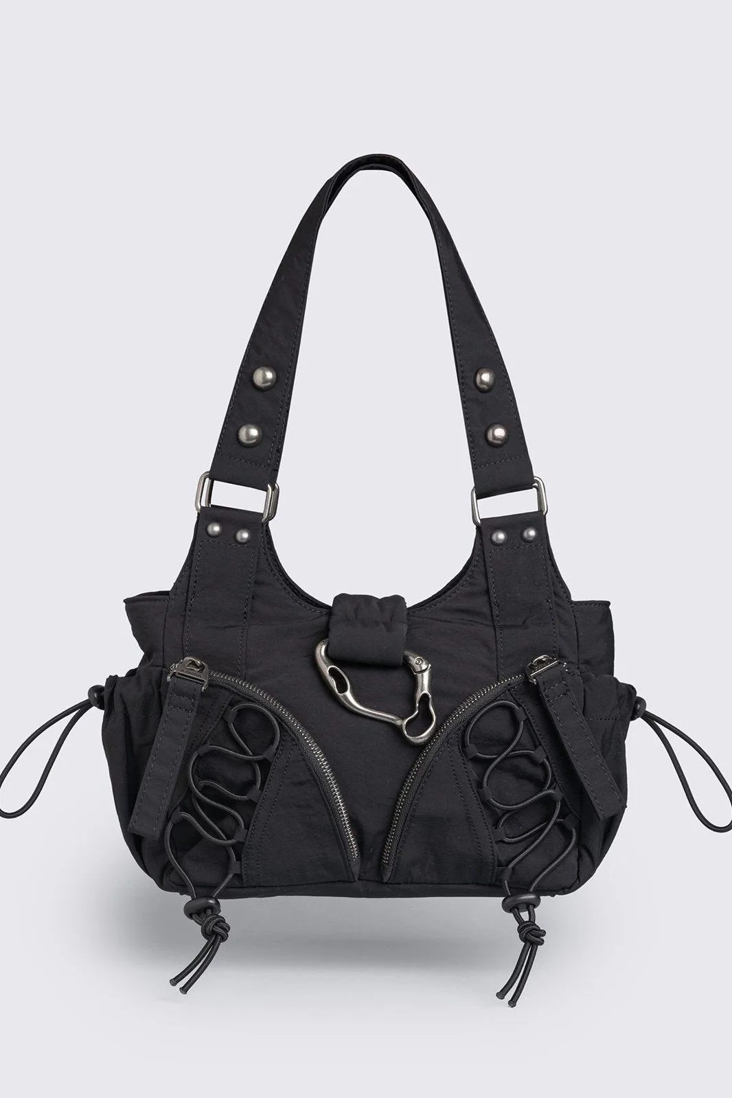 Blok Nylon Shoulder Bag