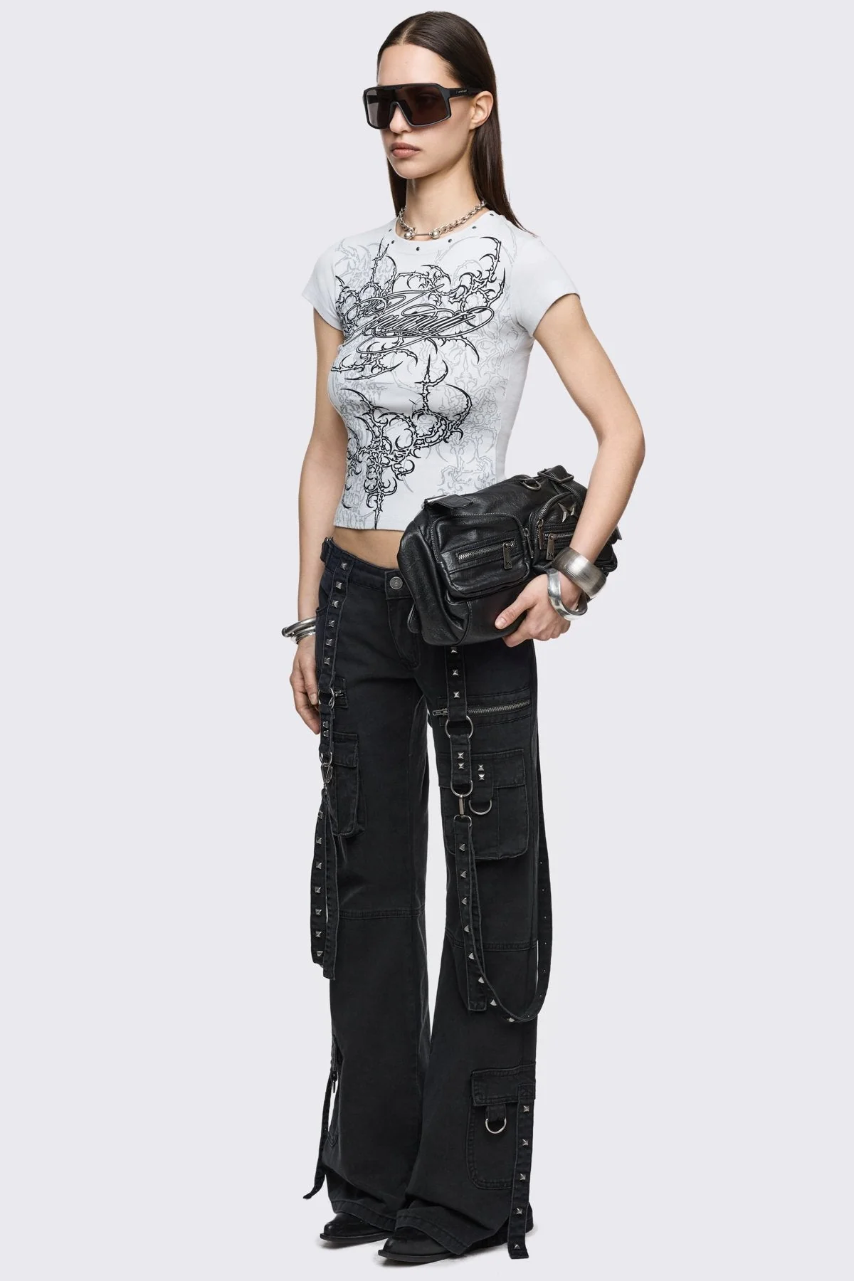 Bruise Flared Jeans - Image 9