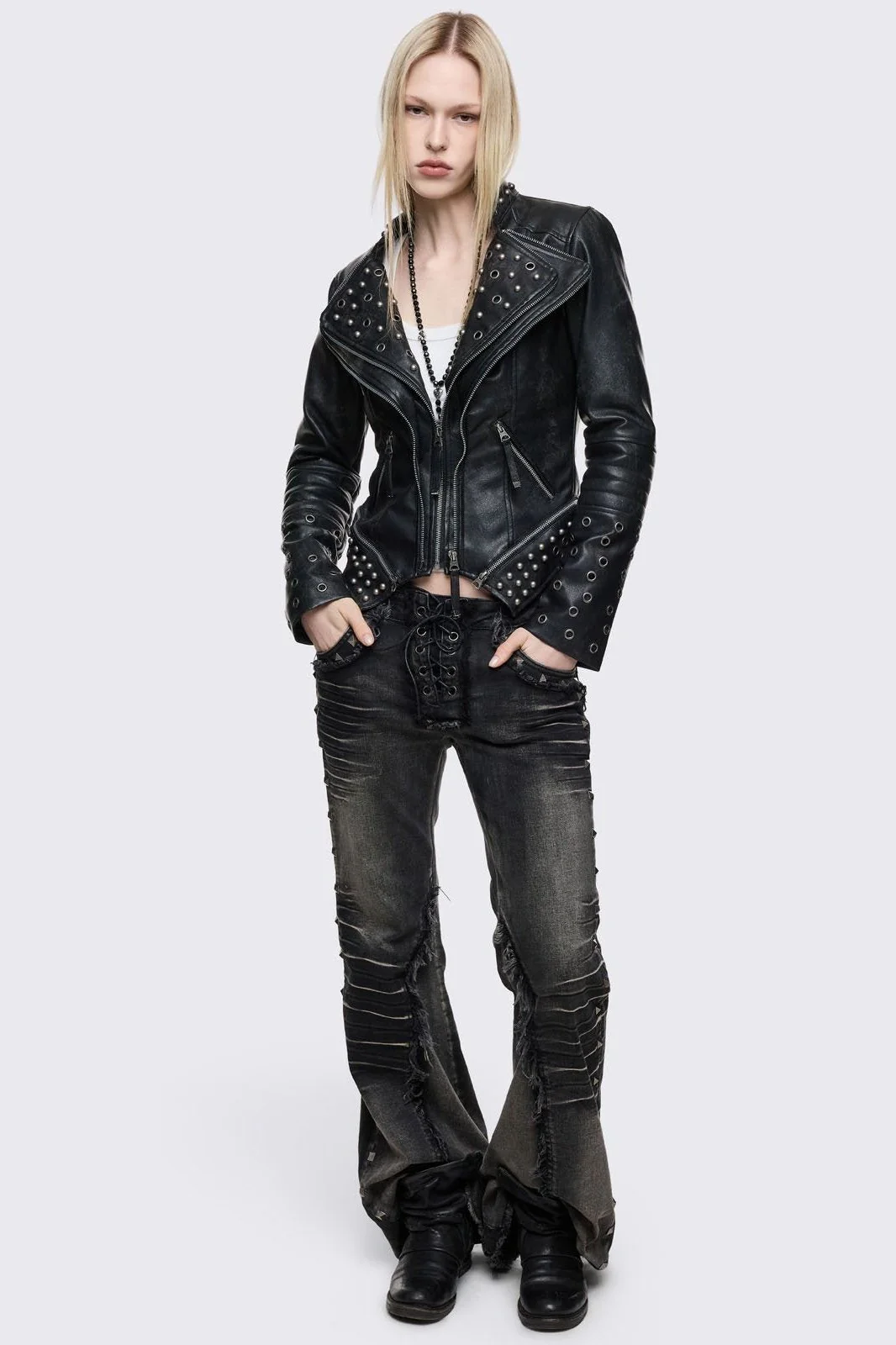 Courtney Biker Jacket - Image 2