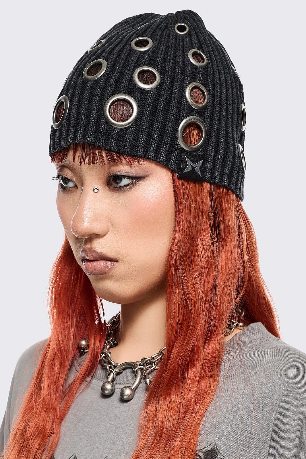 Elektra Black Beanie - Image 2