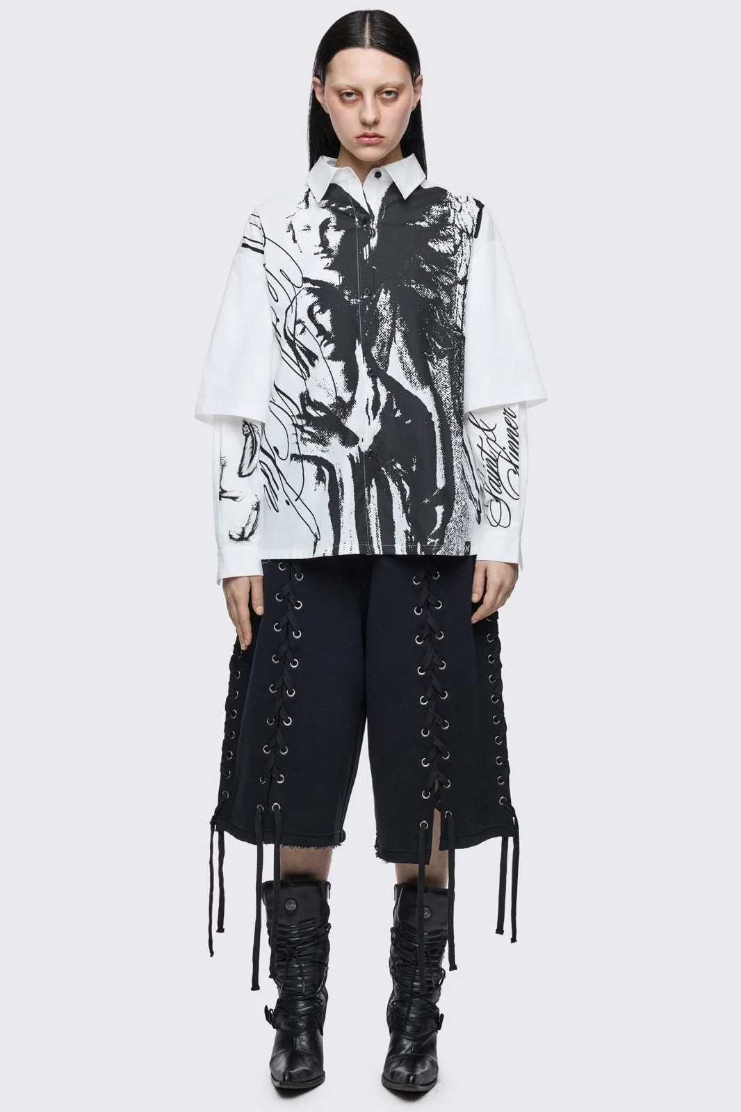 Faith & Sin Layered Shirt - Image 2