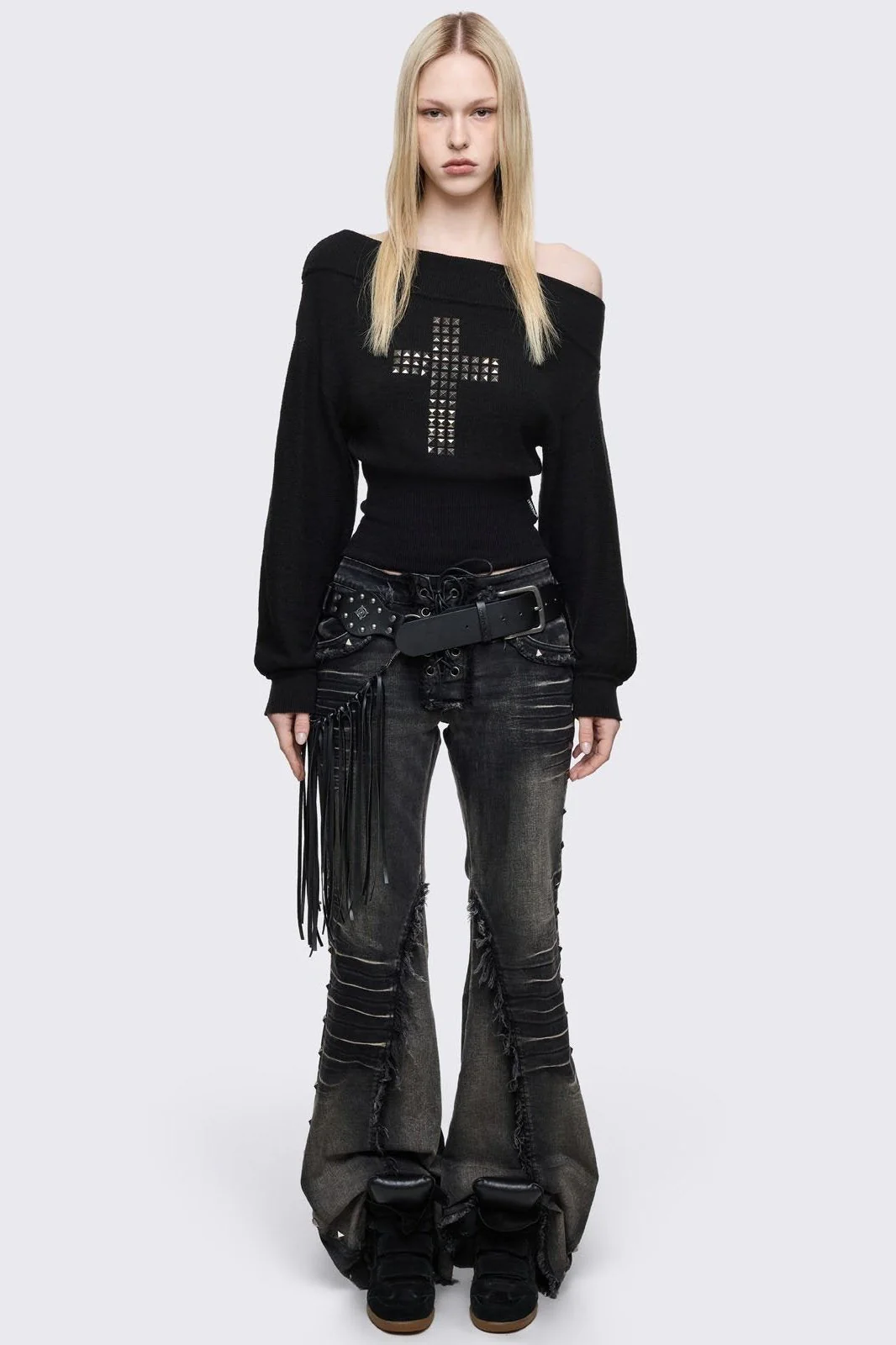 Grace Off-Shoulder Sweater - Image 2