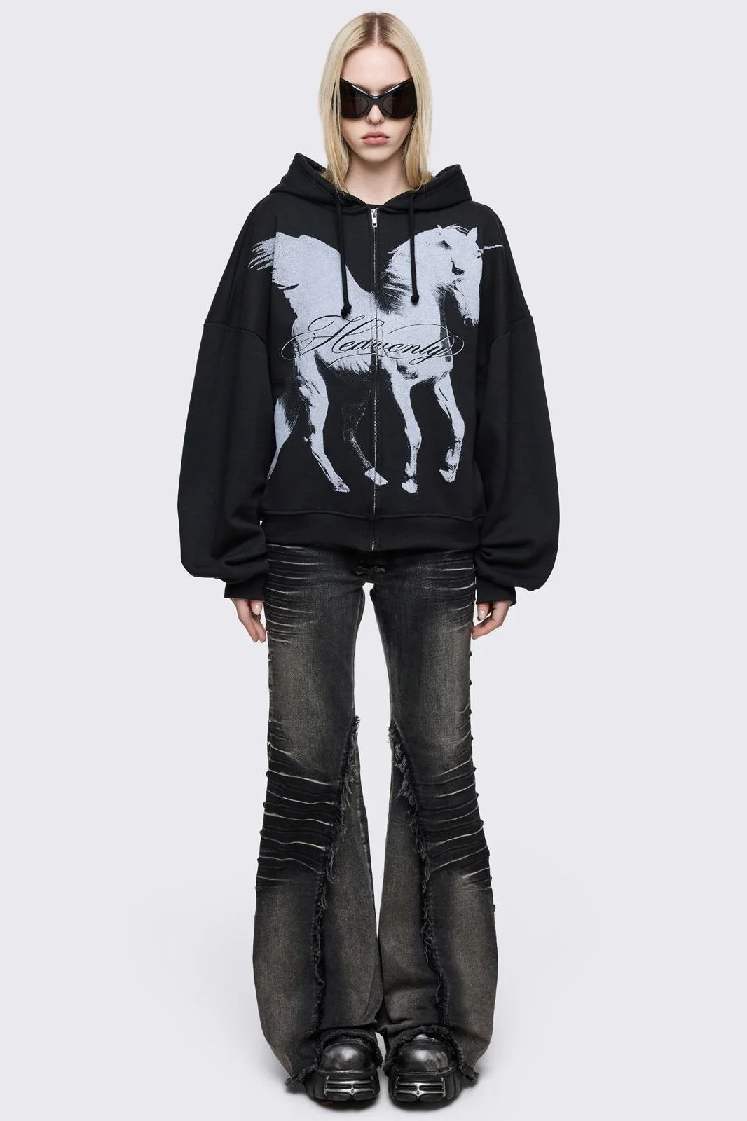 Heavenly Alicorn Zip Up Hoodie - Image 2