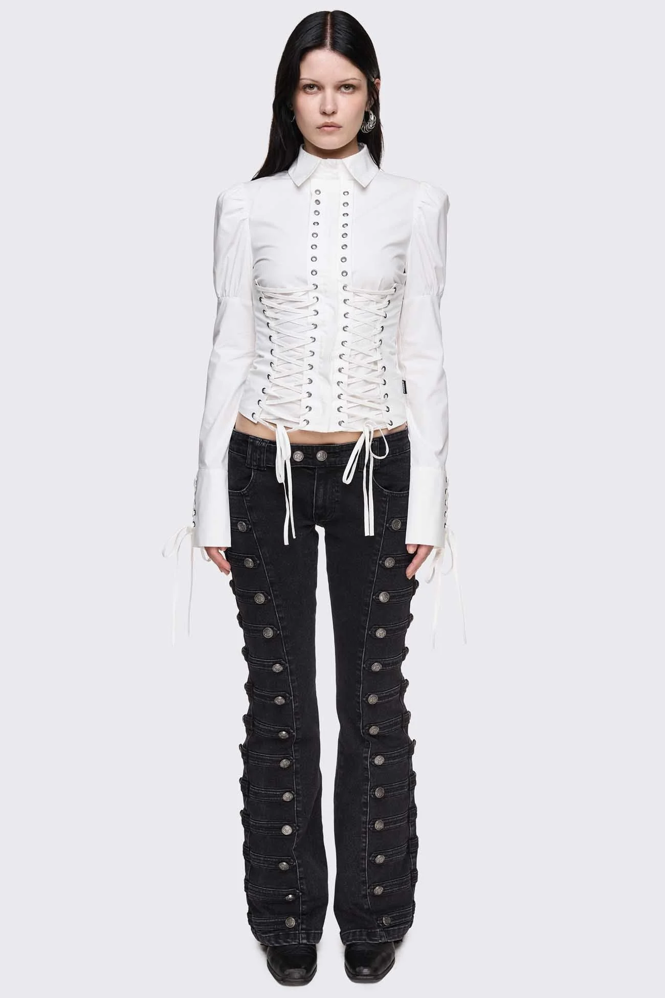 Lithium Lace Up Top - Image 2