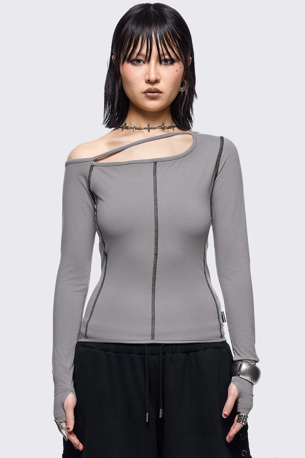 Mae Grey Cut-Out Top
