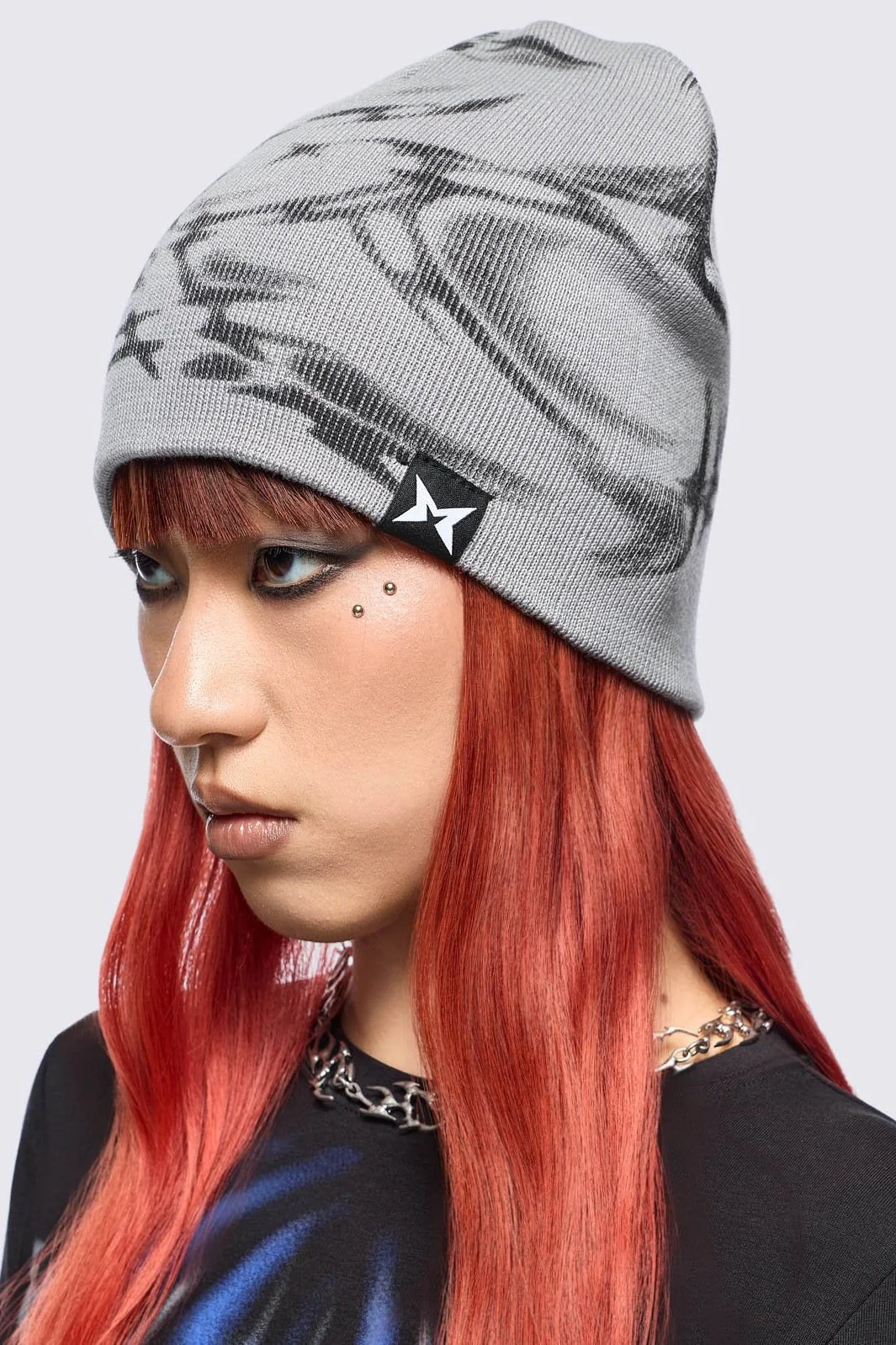 Minga x ColdF33t Grey Beanie - Image 2