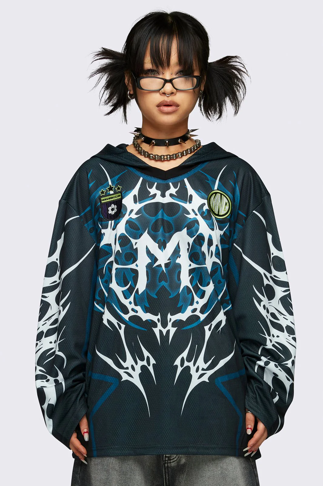 Neo Tribal Jersey Hoodie