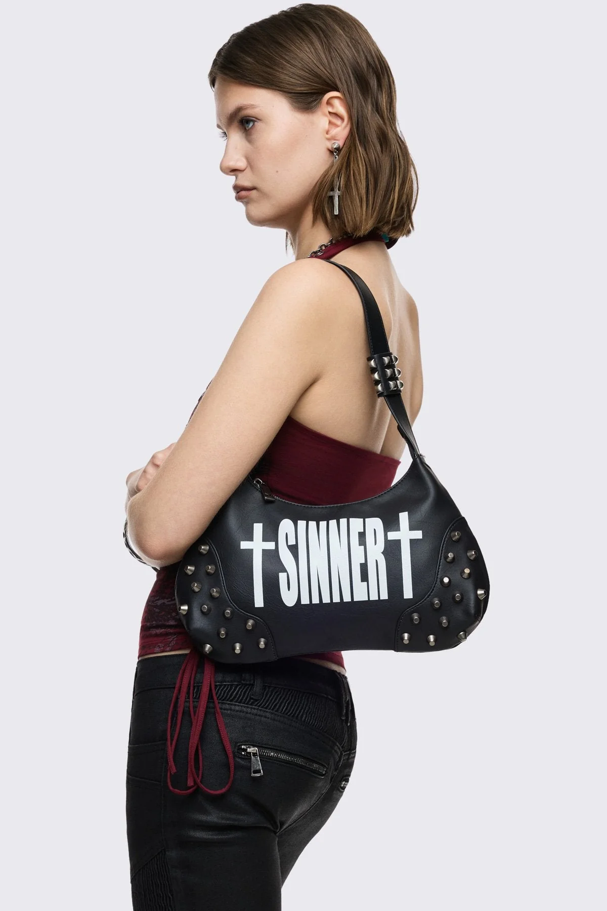 Sinner Vegan Shoulder Bag